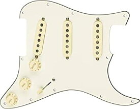 【中古】【輸入品・未使用】Fender ギターパーツ Pre-Wired Strat Pickguard, Custom Shop Texas Special SSS, Parchment 11 Hole PG