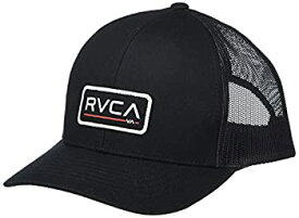 【中古】【輸入品・未使用】RVCA メンズ チケット トラッカーハット, ブラック(Black Black), One Size