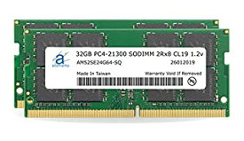 【中古】【輸入品・未使用】Adamanta 64GB (2x32GB) ゲーミングノートパソコンメモリアップグレード DDR4 2666MHz PC4-21300 SODIMM 2Rx8 CL19 1.2v ノートブック DRAM RAM