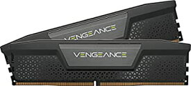 【中古】【輸入品・未使用】Corsair Vengeance DDR5 64GB (2x32GB) 4800MHz C40 Intel 最適化されたデスクトップメモリ (オンボード電圧調整、カスタムXMP 3.0プロファイル