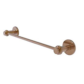 【中古】【輸入品・未使用】Allied Brass 931T/18-BBR Mercury Collection 18 Inch Twist Accent Towel Bar, 18-Inch, Brushed Bronze