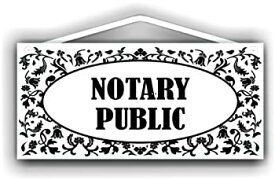 【中古】【輸入品・未使用】MySigncraft Notary Public Sign for Indoor or Outdoor use [並行輸入品]
