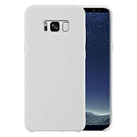 【中古】【輸入品・未使用】Liquid Silicone Phone Case for Samsung Galaxy S8 G950 G950U 5.8 inch/Shockproof/Gel Rubber/Cover Case Drop Protection White 商品カテゴ