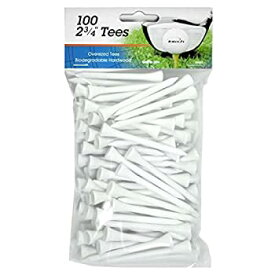 【中古】【輸入品・未使用】INTECH Golf Tee 2 3/4' 100 Pack (White) [並行輸入品]