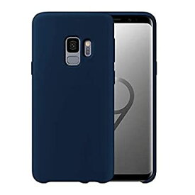 【中古】【輸入品・未使用】Liquid Silicone Phone Case for Samsung Galaxy S9 G960 G960U 5.8 inch (Cobalt Blue)/Shockproof/Gel Rubber/Cover Case Drop Protection Blu