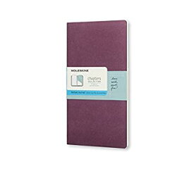 【中古】【輸入品・未使用】Moleskine Chapters Journal, Slim Pocket, Dotted, Plum Purple, Soft Cover (3 x 5.5) [並行輸入品]