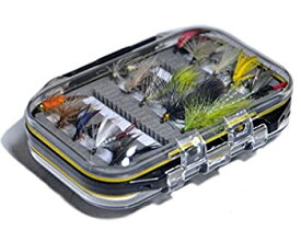 【中古】【輸入品・未使用】Outdoor Planet Assorted Trout Fly Fishing Lure Pack of 10/12/15/28/35/48/66 Pieces Fly Lure + Double Side Waterproof Pocketed Fly Box [