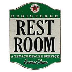 【中古】【輸入品・未使用】Open Road Brands Texaco Dealer Restroom Embossed Tin Sign Wall Art an Officially Licensed Product Great Addition to Add What You Love t