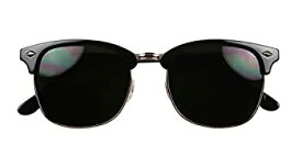 【中古】【輸入品・未使用】ShadyVEU Super Dark Round Semi Rimless Sunglasses UV Protection Retro 60's Half Frame Vintage English Nose Piece 商品カテゴリー: サング