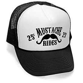 【中古】【輸入品・未使用】Mustache Rides - Funny Joke Party Gag Mesh Trucker Cap Hat, Black 商品カテゴリー: 帽子 [並行輸入品]