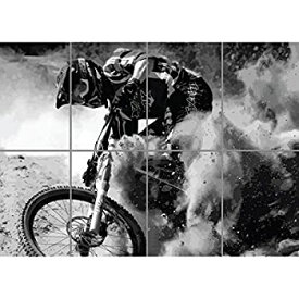 【中古】【輸入品・未使用】Doppelganger33 LTD Mountain Bike Downhill MTB Wall Art Multi Panel Poster Print 47x33 inches 商品カテゴリー: 絵画 ポスター [並行輸入品]