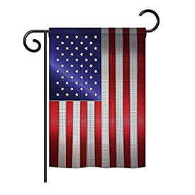 【中古】【輸入品・未使用】Breeze Decor - Steel of Pride American Flag Flags of The World - Everyday Nationality Impressions Decorative Vertical Garden Flag 13" x