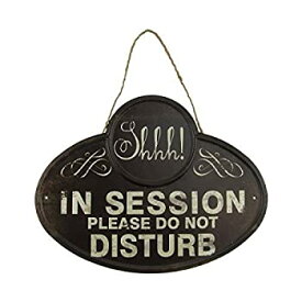 【中古】【輸入品・未使用】Treasure Gurus Shh! Quiet in Session Please Do Not Disturb Metal Sign [並行輸入品]
