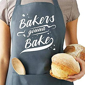 【中古】【輸入品・未使用】Saukore Funny Baking Aprons for Women Men Adjustable Kitchen Cooking Aprons with 2 Pockets Cute Bakers Gift for Wife Husband Girlfriend