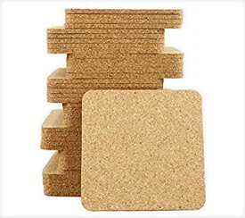 【中古】【輸入品・未使用】Square Blank Thick Cork Drink Coasters for Kitchen Restaurant Home Bar Cafe Wedding Supplies (3.5 x 3.5 Inch) 商品カテゴリー: バー用品