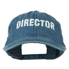 【中古】【輸入品・未使用】e4Hats.com Director Embroidered Washed Cotton Cap 商品カテゴリー: 帽子 [並行輸入品]