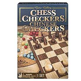【中古】【輸入品・未使用】Game Gallery Chess, Checkers and Chinese Checkers Board Game Set 商品カテゴリー: ボードゲーム [並行輸入品]
