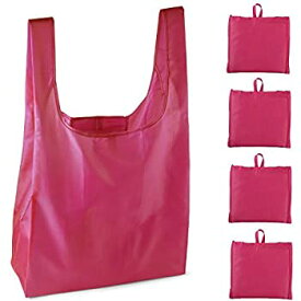 【中古】【輸入品・未使用】Reusable Grocery Bags, Grocery Tote Foldable into Attached Pouch, Ripstop Polyester Reusable Shopping Bags, Washable,Reinforced Durable