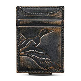 【中古】【輸入品・未使用】HOJ Co. DUCK Front Pocket Wallet | Slim Money Clip Wallet | Strong Magnetic Closure | Duck Hunter Gift 商品カテゴリー: 財布 マネークリ