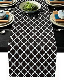 【中古】【輸入品・未使用】Woloudy Dining Table Runner 18 inchx72 inch Table Cloth Tablecover Cotton Linen Dresser Scarves Table Runners for Dining Room Home Kitc