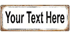 【中古】【輸入品・未使用】Homebody Accents Customizable 6"x16" Metal Sign, Personalize, Add Your Wording, Choose Your Font [並行輸入品]