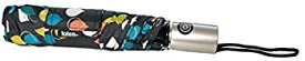 【中古】【輸入品・未使用】Totes NeverWet technology, Auto Open Auto Close, 43inch arc Umbrella, Colorful Raindrops, [並行輸入品]