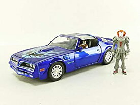 【中古】【輸入品・未使用】Jada Toys Hollywood Rides It Chapter Two Pennywise & Henry Bower's Pontiac Firebird, 1: 24 Blue Die-Cast Vehicle with 2.75" Die-Cast Fi
