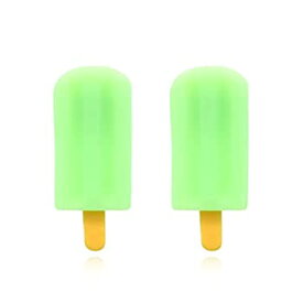 【中古】【輸入品・未使用】Popsicle Earrings for Women, Cute Food Ice Cream Earrings for Girls, Colorful Ice Lolly Post Earrings Hypoallergenic, Rainbow Ice Cream