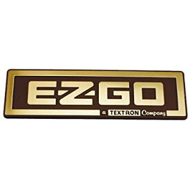 【中古】【輸入品・未使用】EZGO 71037G02 Gold Nameplate EZGO/A Textron Company [並行輸入品]