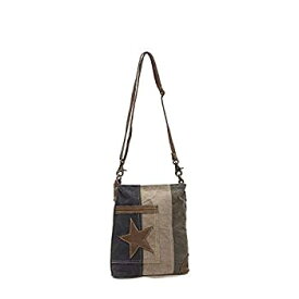 【中古】【輸入品・未使用】Myra Bags Star On Denim Upcycled Canvas Shoulder Bag S-0950 [並行輸入品]