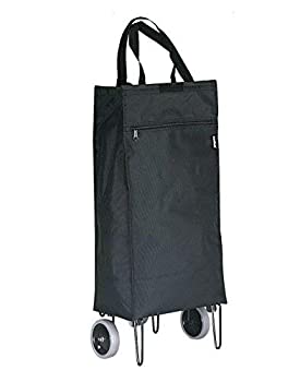 Preferred Nation 1160A Shopping Cart Travel Totes, One Size, Black [並行輸入品]