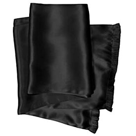 【中古】【輸入品・未使用】Royal Silk Aviator Scarf - Black - Soft, Sleek, Stylish, Genuine 100% Satin Silk 商品カテゴリー: スカーフ [並行輸入品]