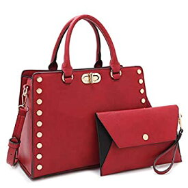 【中古】【輸入品・未使用】Dasein Purses and Handbags for Women Satchel Bags Top Handle Shoulder Bag Work Tote Bag With Matching Wallet [並行輸入品]