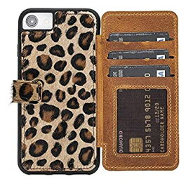 【中古】【輸入品・未使用】Venito Verona Leather Slim Wallet Case Compatible with New iPhone SE 2020 and iPhone 8/7 - Snap On Flip Back Cover - RFID Protection (F