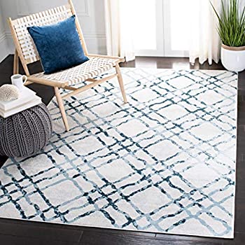 Safavieh Isabella Collection ISA957A Area Rug, 3ft x 5ft, Ivory Turquoise 商品カテゴリー: ラグ カーペット [並行輸入品]