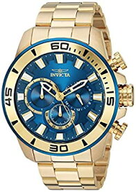 【中古】【輸入品・未使用】Invicta Men's Pro Diver Quartz Watch with Stainless-Steel Strap, Gold, 24 (Model: 22587) [並行輸入品]