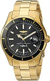 【中古】【輸入品・未使用】Invicta Men's Pro Diver Quartz Watch with Stainless-Steel Strap, Gold, 9 (Model: 25810) [並行輸入品]