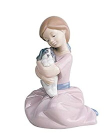 【中古】【輸入品・未使用】Nao by Lladro Collectible Porcelain Figurine: MY PUPPY LOVE - 5 1/2 inch tall - girl with puppy dog 商品カテゴリー: インテリア オブジェ