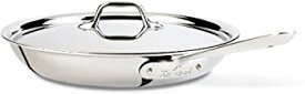【中古】【輸入品・未使用】All-Clad 41126 Stainless Steel Tri-Ply Bonded Dishwasher Safe Fry Pan with Lid / Cookware, 12-Inch, Silver [並行輸入品]