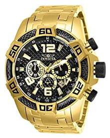 【中古】【輸入品・未使用】Invicta Men's Pro Diver Quartz Watch with Stainless Steel Strap, Gold, 26 (Model: 25853) [並行輸入品]