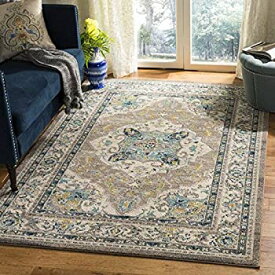 【中古】【輸入品・未使用】Safavieh Phoenix Collection PHX154F Area Rug, 6ft 7 inch Square, Ivory/Grey 商品カテゴリー: ラグ カーペット [並行輸入品]