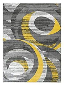【中古】【輸入品・未使用】Rugs and Decor Metro/1003/5.1X7 Area Rugs, 5ft.1 inch x 7ft, Yellow 商品カテゴリー: ラグ カーペット [並行輸入品]