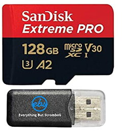 【中古】【輸入品・未使用】128GB Sandisk Micro SDXC Extreme Pro 4K works with Samsung Galaxy S8, S8 Plus, S8 Note, S7, S7 Edge MicroSD TF Flash Memory Card 128G C