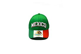 【中古】【輸入品・未使用】メキシコナショナルチームフラッグキャップ帽子 大人用 サッカー あらゆるスポーツに ワールドカップオリンピックフラッグ(1)
