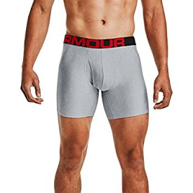 【中古】【輸入品・未使用】Under Armour メンズ テック 6インチ ボクサーパンツ 2パック モッドグレー ライトヘザー (011)/ジェットグレー ライトヘザー 3XL