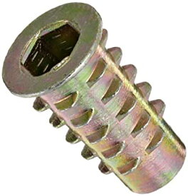 【中古】【輸入品・未使用】E-Z Lok Threaded Insert, Zinc, Hex-Flanged, M6-1.0 Internal Threads, 20mm Length (Pack of 50)