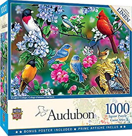 【中古】【輸入品・未使用】MasterPieces ジグソーパズル 1000ピース 大人/家族/子供向け - 鳴き鳥コラージュ - 19.25インチx26.75インチ