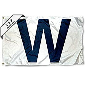 【中古】【輸入品・未使用】Chicago Cubs W Win 0.6m x 0.9m Flag