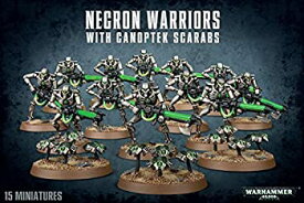 【中古】【輸入品・未使用】Games Workshop 251765079490cm Necron Warriors with Canoptek Scarabs Plastic Kit
