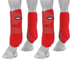 【中古】【輸入品・未使用】(Small, Red) - Tough 1 Extreme Vented Sport Boots Set